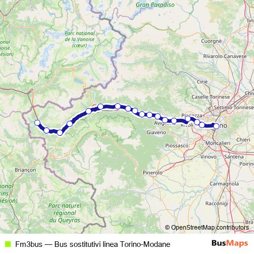 Fm3bus bus Line Map