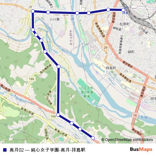 高月02 bus Line Map
