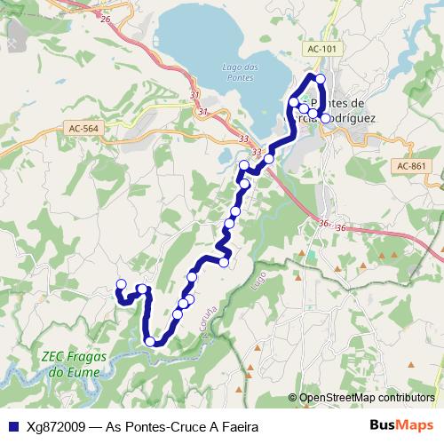 Xg872009 bus Line Map