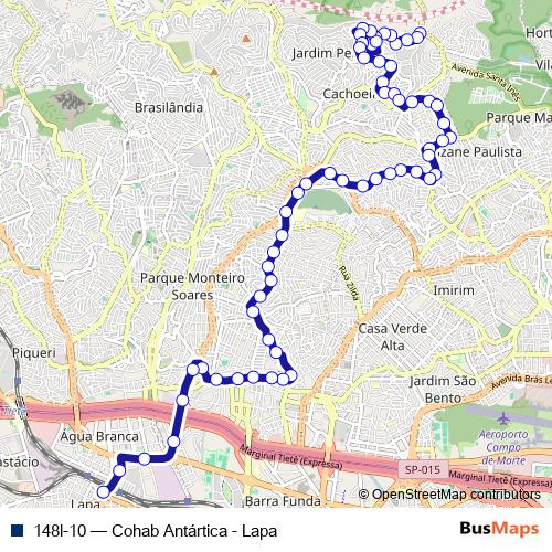 148l-10 bus Line Map