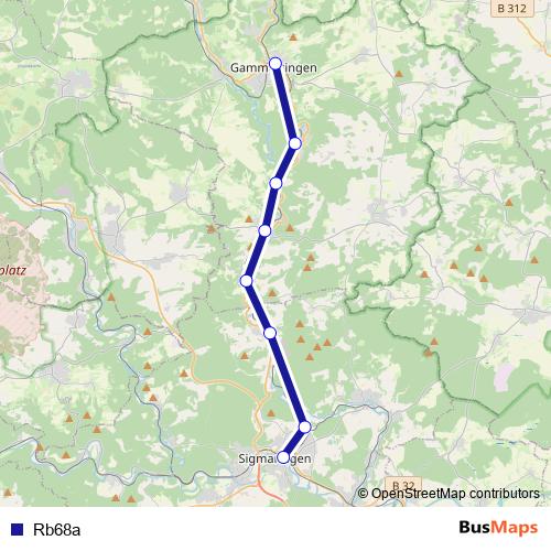 Rb68a rail Line Map
