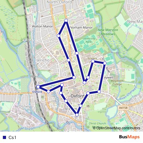 Cs1 bus Line Map