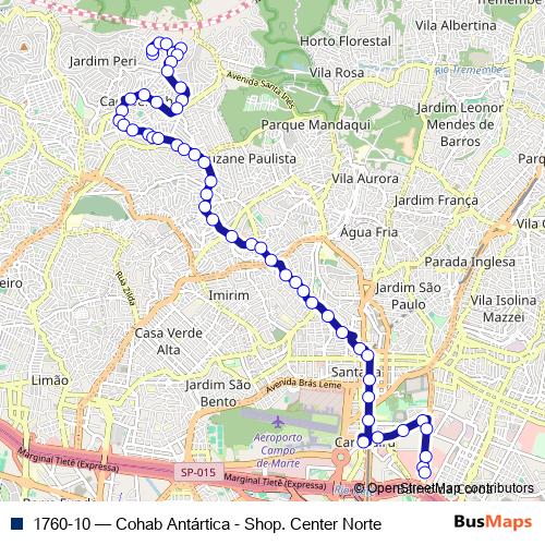 1760-10 bus Line Map