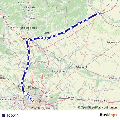 R 5014 rail Line Map
