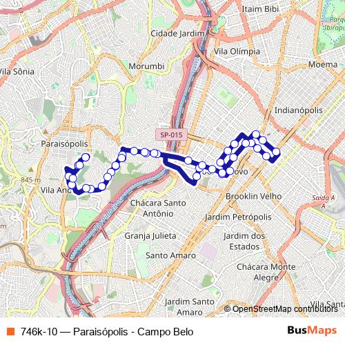 746k-10 bus Line Map