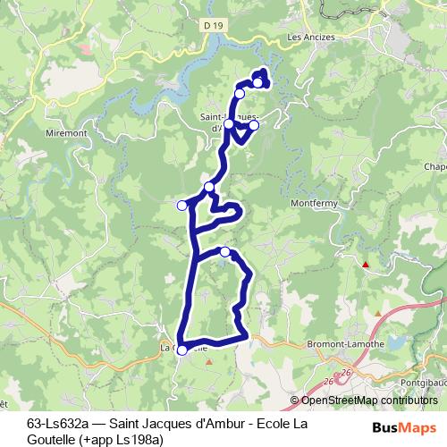 63-Ls632a bus Line Map