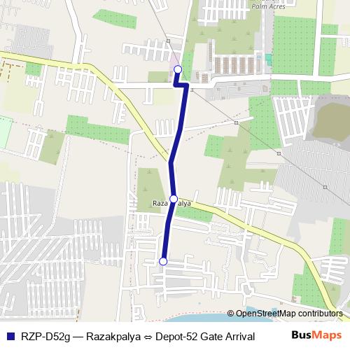 RZP-D52g bus Line Map