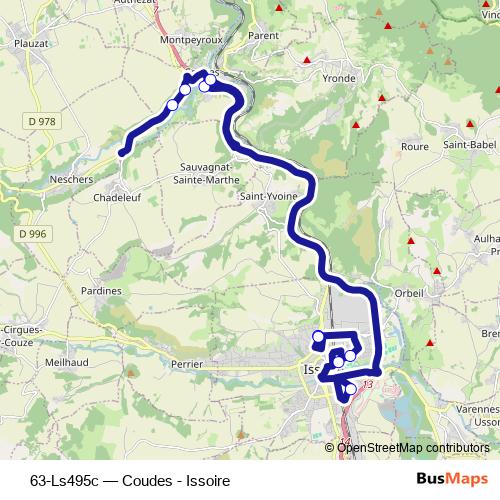 63-Ls495c bus Line Map