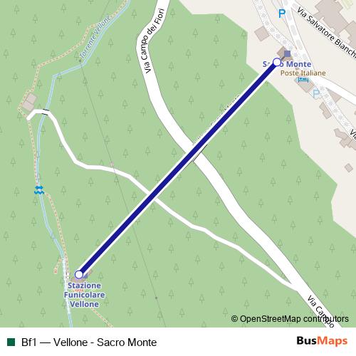 Bf1 funicular Line Map
