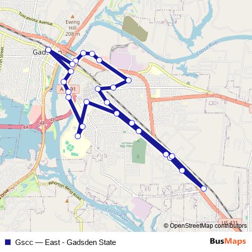 Gscc bus Line Map