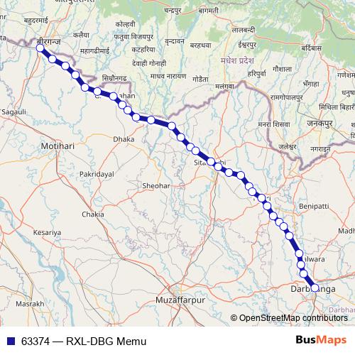 63374 rail Line Map