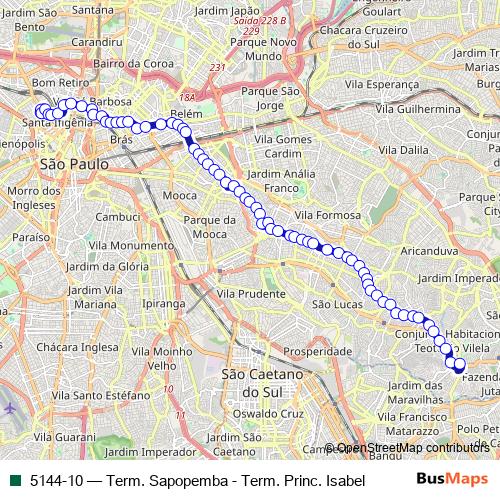 5144-10 bus Line Map