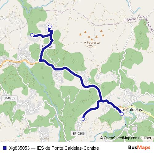 Xg835053 bus Line Map