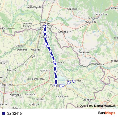 Sz 32415 rail Line Map