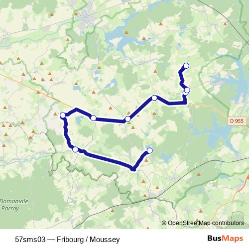 57sms03 bus Line Map