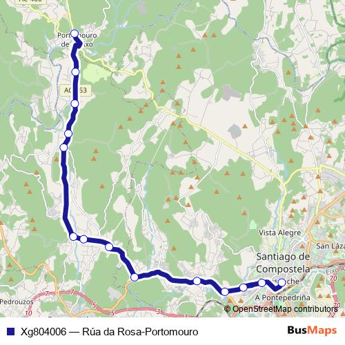 Xg804006 bus Line Map