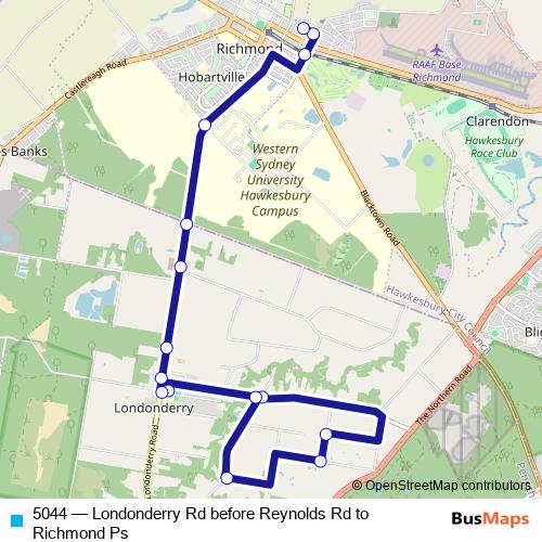 5044 bus Line Map