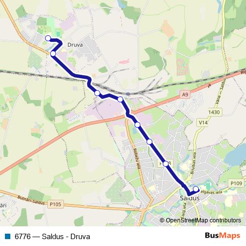 6776 bus Line Map