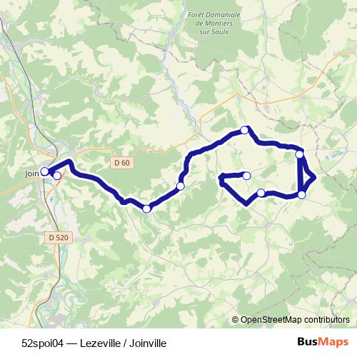 52spoi04 bus Line Map