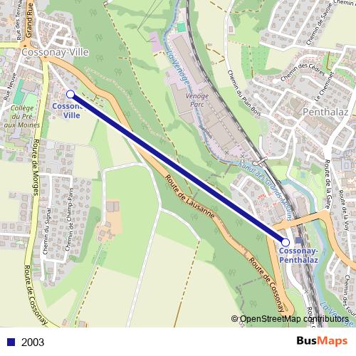2003 funicular Line Map