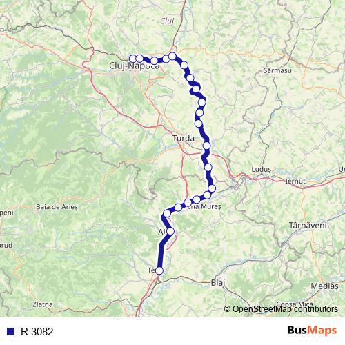 R 3082 rail Line Map