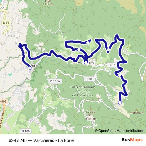 63-Ls245 bus Line Map