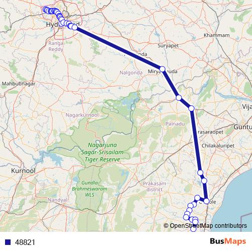 48821 bus Line Map