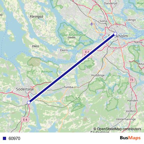 60970 bus Line Map
