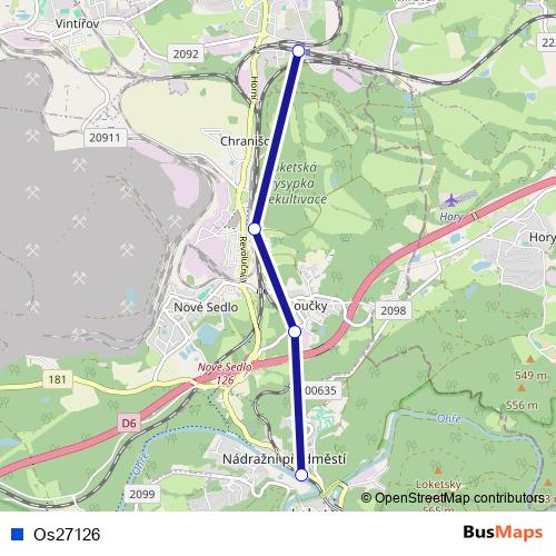 Os27126 rail Line Map