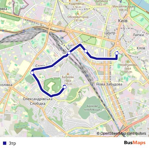 3тр bus Line Map
