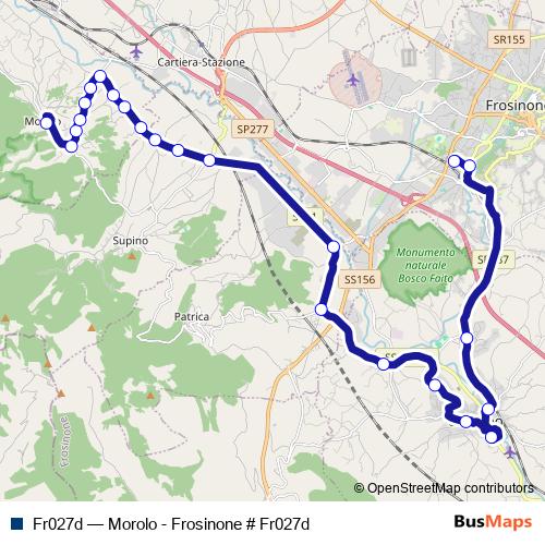 Fr027d bus Line Map
