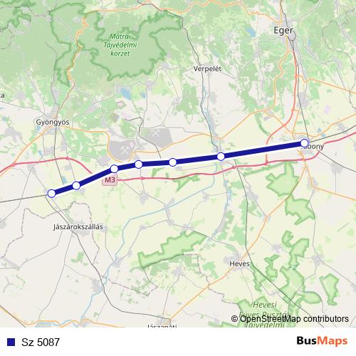 Sz 5087 rail Line Map