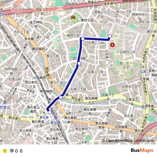 学０６ bus Line Map