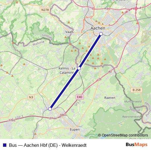 Bus bus Line Map