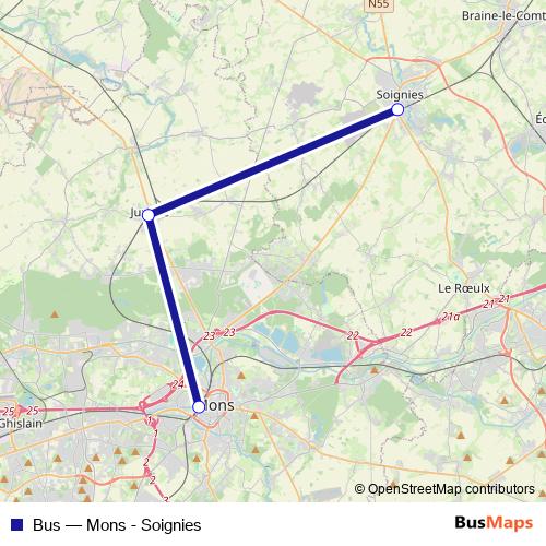 Bus bus Line Map
