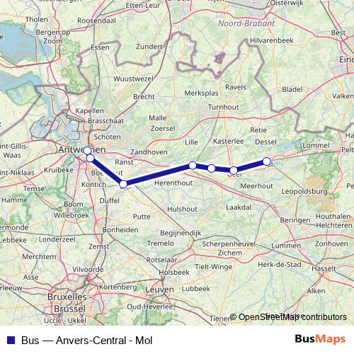 Bus bus Line Map