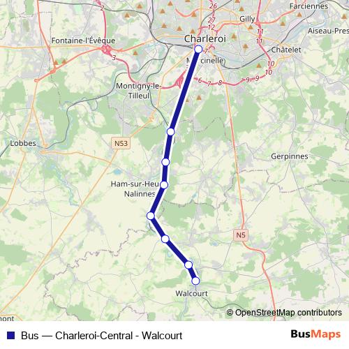Bus bus Line Map
