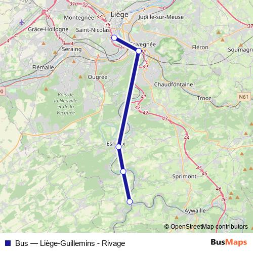 Bus bus Line Map