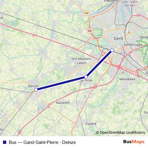Bus bus Line Map
