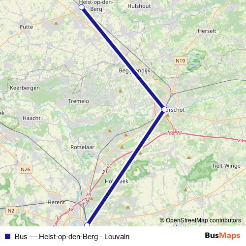 Bus bus Line Map