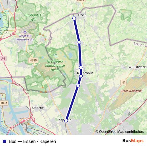 Bus bus Line Map
