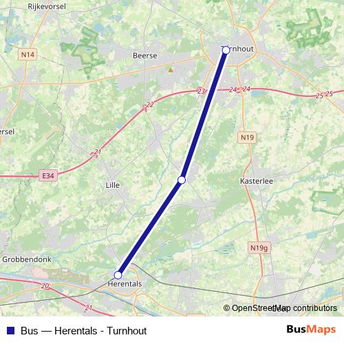Bus bus Line Map