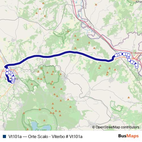 Vt101a bus Line Map