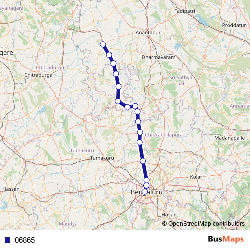06865 bus Line Map