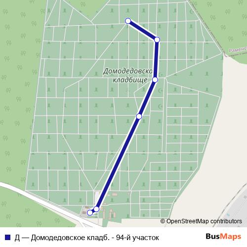 Д bus Line Map