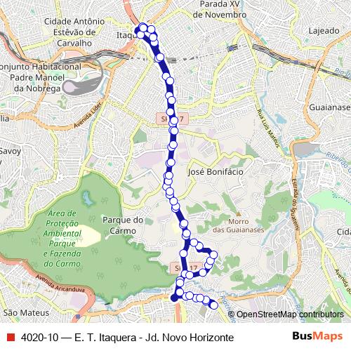 4020-10 bus Line Map