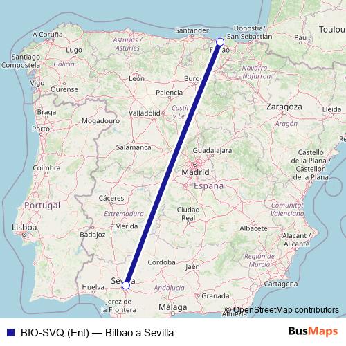 BIO-SVQ (Ent) air Line Map
