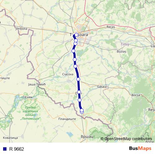 R 9662 rail Line Map
