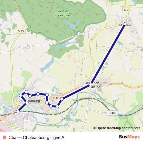 Cba bus Line Map