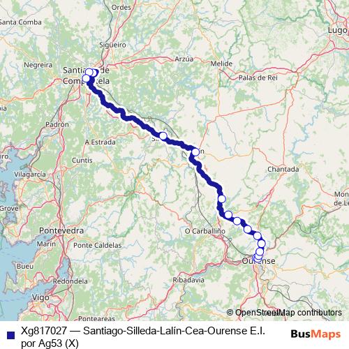 Xg817027 bus Line Map